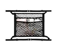 Front Seat Net 3-Layer Elastic Automobile Interior Storage | Passenger Seat Storage Net for Women Men Parents Travelers SUVs RVs Sedans Trucks Road Trip Camping Commuting