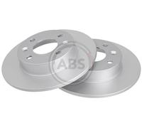 Front Set 2x Brake Discs A.B.S. 15116 for Renault Twingo/Clio/Express/Extra/Rapi