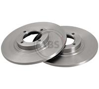 Front Set 2x Brake Discs A.B.S. 15531 for Toyota Starlet/Publica 1000 (69-84)