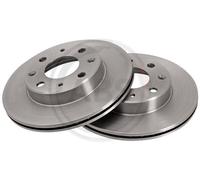 Front Set 2x Brake Discs A.B.S. 15599 for Honda/Rover Insight/Integra/Civic/200