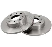 Front Set 2x Brake Discs A.B.S. 15626 for Honda/Rover Civic/Ballade/200 (84-91)