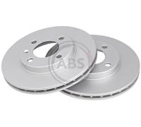 Front Set 2x Brake Discs A.B.S. 15704 for VW/Seat/Audi Parati/Polo/Golf/Vento/Je