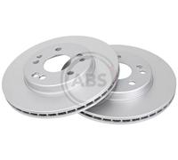 Front Set 2x Brake Discs A.B.S. 15789 for Mercedes E- (W124)/300- (W124)/200- (W