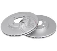 Front Set 2x Brake Discs A.B.S. 15810 for VW/Seat Parati/Lupo/Caddy/Golf/Quantum
