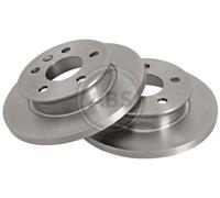 Front Set 2x Brake Discs A.B.S. 15811 for VW Transporter/Multivan/Caravelle/Joke