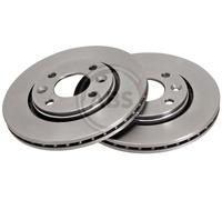 Front Set 2x Brake Discs A.B.S. 15864 for Renault 21 (89-95)