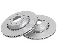 Front Set 2x Brake Discs A.B.S. 15932 for Volvo 900 /700 (85-98)