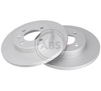 Front Set 2x Brake Discs A.B.S. 15935 for VW/Seat Caddy/Golf/Vento/Passat/Inca (