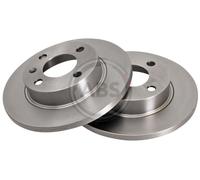 Front Set 2x Brake Discs A.B.S. 15961 for Skoda Pick Up (136)/Favorit (92-95)