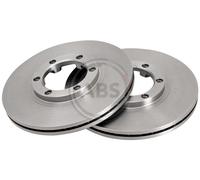 Front Set 2x Brake Discs A.B.S. 15971 for Isuzu/Vauxhall D-Max/Rodeo/Trooper/Gem