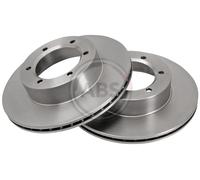 Front Set 2x Brake Discs A.B.S. 15980 for Toyota/VW Hilux/4 Runner/Taro (89-05)