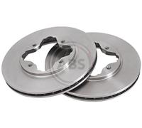 Front Set 2x Brake Discs A.B.S. 16038 for Rover/Honda 600 /Accord (92-99)