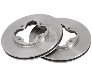 Front Set 2x Brake Discs A.B.S. 16038 for Rover/Honda 600 /Accord (92-99)