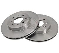 Front Set 2x Brake Discs A.B.S. 16059 for Rover/Honda 25/200 /400 /Concerto (88-