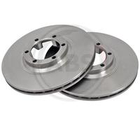 Front Set 2x Brake Discs A.B.S. 16074 for Mitsubishi/Hyundai/GALLOPER L300/Gallo