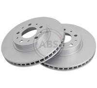 Front Set 2x Brake Discs A.B.S. 16094 for Volvo 740, 760, 940, 960