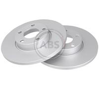 Front Set 2x Brake Discs A.B.S. 16097 for Audi A4/A6/100 (90-01)
