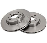 Front Set 2x Brake Discs A.B.S. 16105 for Alfa Romeo/Fiat/Lancia 164/Croma/Thema