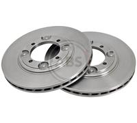 Front Set 2x Brake Discs A.B.S. 16161 for Hyundai Coupe/Lantra/Elantra (95-02)