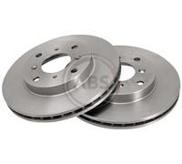 Front Set 2x Brake Discs A.B.S. 16171 for Honda Accord/Prelude (96-02)