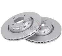 Front Set 2x Brake Discs A.B.S. 16202 for Audi Cabriolet/Coupe/80 (88-00)