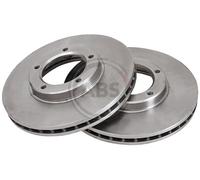 Front Set 2x Brake Discs A.B.S. 16235 for Toyota/Mitsubishi Hiace/Lancer/Colt (8