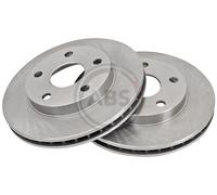 Front Set 2x Brake Discs A.B.S. 16548 for Toyota MR2 (89-00)