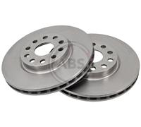 Front Set 2x Brake Discs A.B.S. 16582 for Alfa Romeo/Lancia 166/K(appa) (94-07)