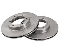 Front Set 2x Brake Discs A.B.S. 16618 for Toyota Liteace/Hiace (89-98)