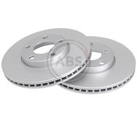 Front Set 2x Brake Discs A.B.S. 16878 for VW Passat (96-00)