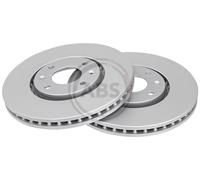 Front Set 2x Brake Discs A.B.S. 16901 for Citroen C5/Xantia (98-08)
