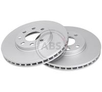 Front Set 2x Brake Discs A.B.S. 16952 for Vauxhall/Chevrolet Astra/Zafira/Astra/
