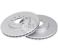 Front Set 2x Brake Discs A.B.S. 16953 for Vauxhall/Chevrolet Zafira/Astra/Meriva