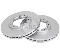 Front Set 2x Brake Discs A.B.S. 16992 for Nissan Patrol (97-21)