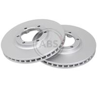 Front Set 2x Brake Discs A.B.S. 17001 for Mitsubishi L200/Strakar (96-05)