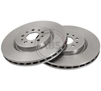 Front Set 2x Brake Discs A.B.S. 17008 for Alfa Romeo 147/156/Spider/GTV (96-07)