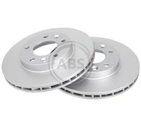 Front Set 2x Brake Discs A.B.S. 17066 for Kia Sedona/Carnival (99-06)