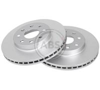 Front Set 2x Brake Discs A.B.S. 17068 for Chevrolet/Daewoo Astra/Vectra/Nubira (