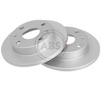 Front Set 2x Brake Discs A.B.S. 17075 for Mitsubishi/Daihatsu/PERODUA Mirage/Att
