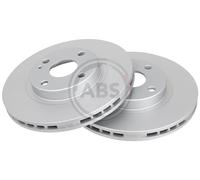Front Set 2x Brake Discs A.B.S. 17091 for Mazda Protege/323 (98-04)