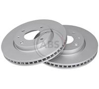 Front Set 2x Brake Discs A.B.S. 17134 for Mitsubishi Lancer/Galant (99-11)