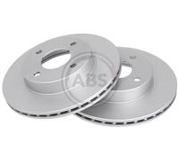 Front Set 2x Brake Discs A.B.S. 17146 for Nissan Micra/March (92-03)