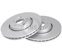 Front Set 2x Brake Discs A.B.S. 17154 for Renault Laguna (05-07)