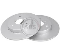 Front Set 2x Brake Discs A.B.S. 17161 for Smart Fortwo/Roadster/Cabrio/City Coup