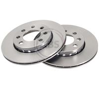 Front Set 2x Brake Discs A.B.S. 17191 for Audi/VW A2/Lupo (99-05)