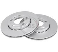 Front Set 2x Brake Discs A.B.S. 17194 for Skoda/VW Fabia/Polo/Fox (05-14)