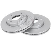 Front Set 2x Brake Discs A.B.S. 17199 for Hyundai/Kia Matrix/Lavita/Elantra/Lant