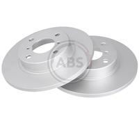 Front Set 2x Brake Discs A.B.S. 17204 for Suzuki/Vauxhall Wagon R/Agila/Agila (0