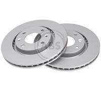 Front Set 2x Brake Discs A.B.S. 17336 for Citroen/Peugeot/Vauxhall/DS C3/C4/C-El