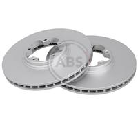 Front Set 2x Brake Discs A.B.S. 17356 for Ford Transit (04-06)